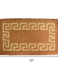 24" X 39" Brown Coir Outdoor Door Mat