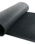 24" X 40" Black Rubber Outdoor Door Mat