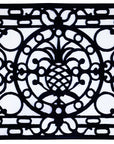 30" X 48" Black Rubber Pineapple Outdoor Door Mat