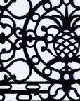 30" X 48" Black Rubber Pineapple Outdoor Door Mat