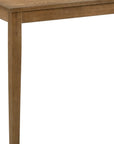 Five Piece Oak Solid Wood Dining Set with Four Chairs