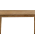 Five Piece Oak Solid Wood Dining Set with Four Chairs