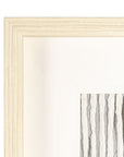 Zinnia II Brown Shadowbox Minimalistic Wall Art