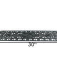 9" X 30" Black Rubber Dog Outdoor Door Mat