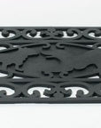 9" X 30" Black Rubber Dog Outdoor Door Mat