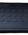 9" X 30" Black Rubber Outdoor Door Mat