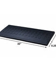 9" X 30" Black Rubber Outdoor Door Mat