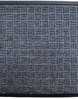 24" X 36" Gray Synthetic Fiber Abstract Outdoor Door Mat