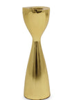 6" Gold Stainless Steel Tabletop Taper Candlestick