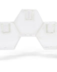 5" Clear Crystal Geometric Tabletop Candelabra Candle Holder