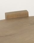 48" Natural Solid Wood Oval Coffee Table