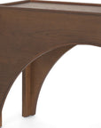 55" Brown Wood Console Table