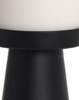 10" Black Metal Tabletop Pillar Candle Holder