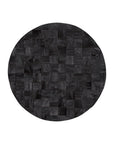 Into the Abyss II 24" X 24" Dark Brown Geometric Wood Circle Hanging Dimensional Sculpture
