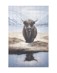 Wild Ox Hand Painted Distressed Unframed Wall Art