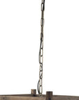 Gold Metal Single Dimmable Ceiling Light With Gold Shades