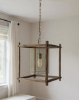 Gold Metal Single Dimmable Ceiling Light With Gold Shades