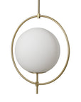 White Single Metal Dimmable Ceiling Light With White Shades