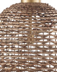 Brown Watergrass Rattan Dimmable Single Pendant Light