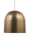 Gold Single Metal Dimmable Ceiling Light With Gold Shades