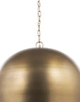 Gold Single Metal Dimmable Ceiling Light With Gold Shades