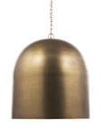 Gold Single Metal Dimmable Ceiling Light With Gold Shades