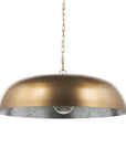 Gold Single Metal Dimmable Ceiling Light With Gold Shades