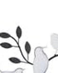 23" Silver Black And White Silent Pendulum Novelty Wall Clock