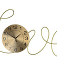 41" Gold Silent Analog Novelty Wall Clock