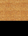 24" X 36" Natural And Black Color Block Hello Outdoor Coir Door Mat