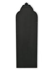 65" Black Metal Arch Full Length Hanging Mirror