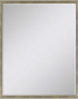 42" Silver Wood Accent Mirror
