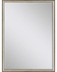 38" Silver Wood Accent Mirror