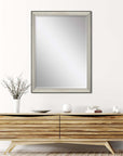 40" Silver Framed Accent Mirror