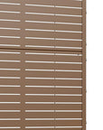 73" X 35" Brown Metal Rectangular Planter Box