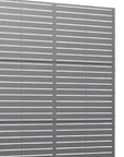 72" X 35" Gray Metal Rectangular Planter Box
