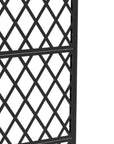72" X 35" Black Metal Rectangular Planter Box