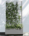 72" X 35" Gray Metal Rectangular Planter Box