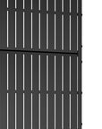 72" X 35" Black Metal Rectangular Planter Box