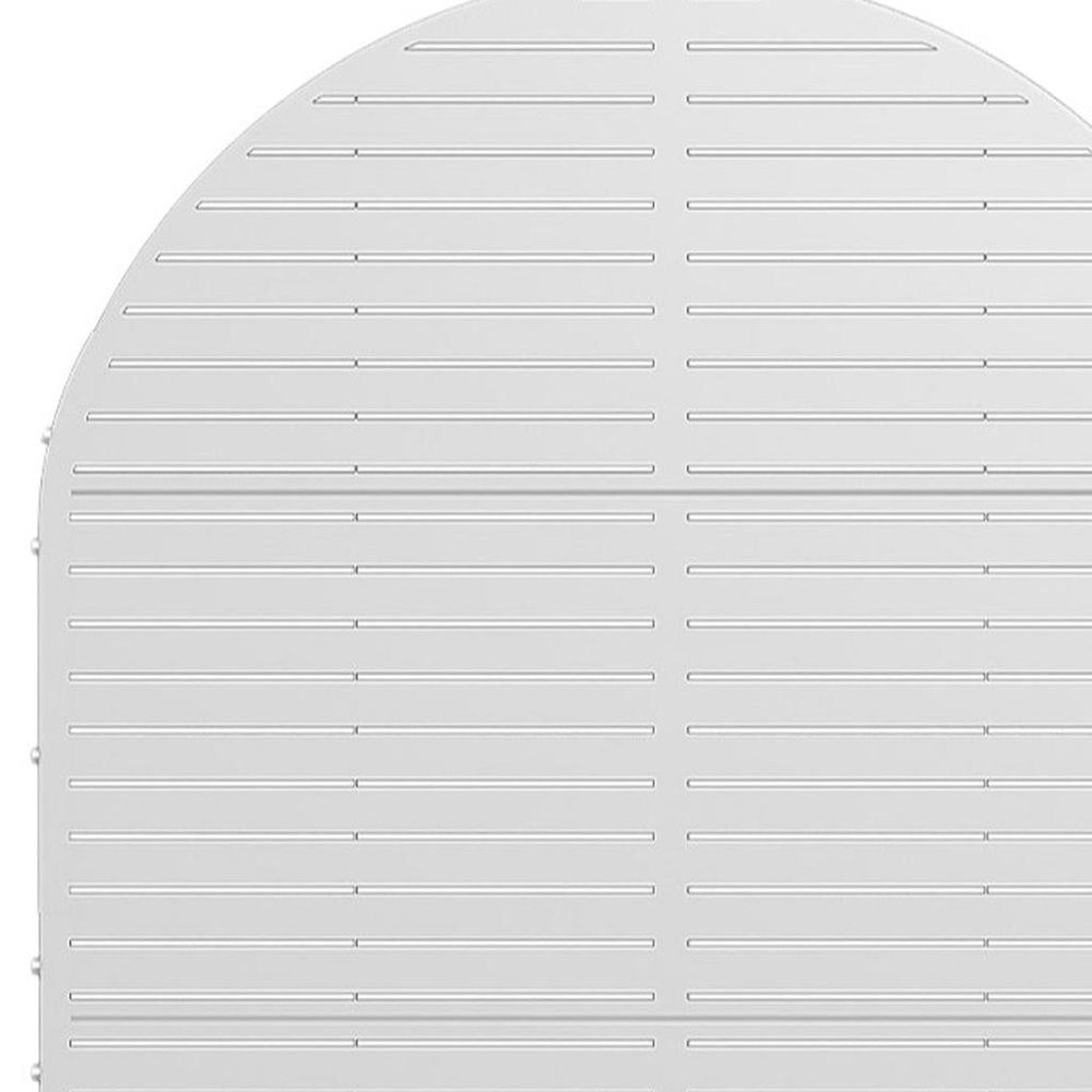 72" X 47" White Metal Rectangular Planter Box