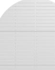 72" X 47" White Metal Rectangular Planter Box