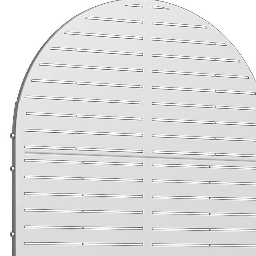 72" X 35" White Metal Rectangular Planter Box