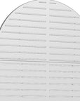 72" X 35" White Metal Rectangular Planter Box
