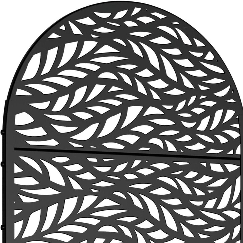 72" X 35" Black Metal Rectangular Planter Box