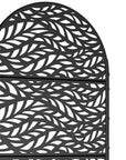 72" X 35" Black Metal Rectangular Planter Box