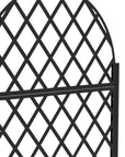 72" X 35" Black Metal Rectangular Planter Box