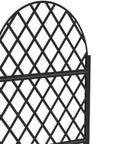 72" X 35" Black Metal Rectangular Planter Box