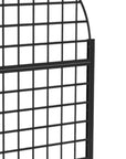 73" X 35" Black Metal Rectangular Planter Box