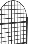 73" X 35" Black Metal Rectangular Planter Box