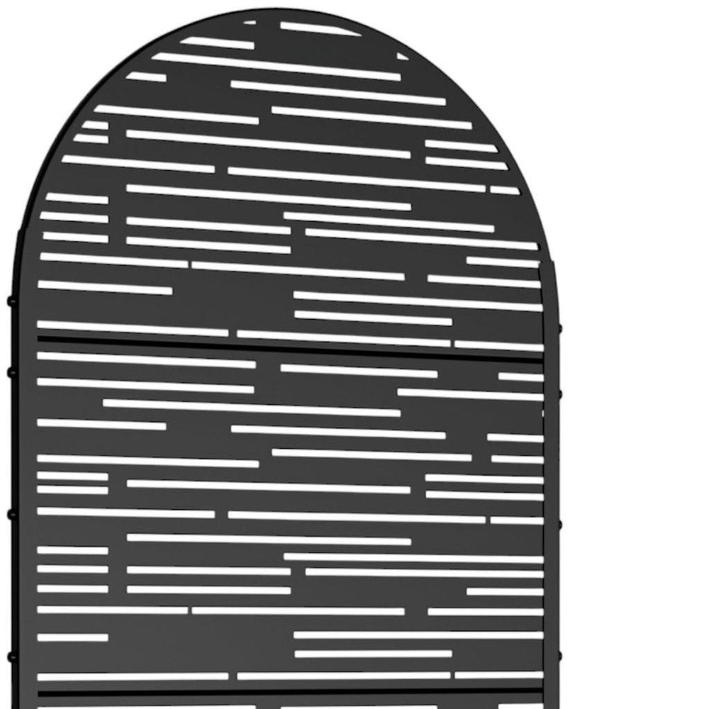 72" X 35" Black Metal Rectangular Planter Box